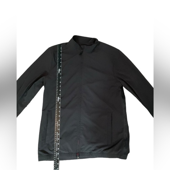 Lululemon Men’s Pace Jacket Mini Mod Waves Charcoal Gray / Black Size Medium - Picture 14 of 16